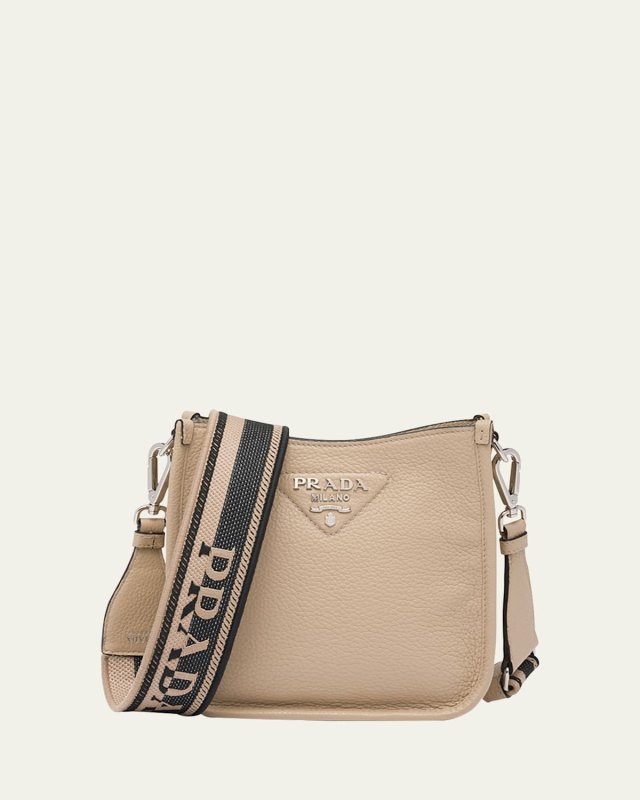 Logo Leather Shoulder Bag